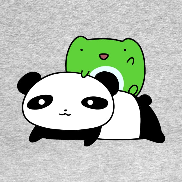 Frog and Panda by saradaboru